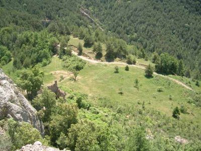 Tossal de la Vidua. Sortida al Tossal de la Vidua. Sota Busa. Vam deixar el cotxe en el camí que puja a Busa, prop de les Cases de Posada. 3/06/2006
