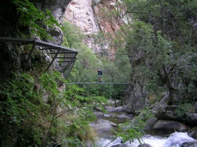 Gorges de Carançà.22 d'agost de 2009. Pujada fins el refugi de Carança
