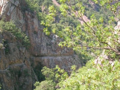 Gorges de Carançà.22 d'agost de 2009. Pujada fins el refugi de Carança
