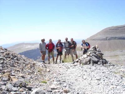 Sortida el 15 d'agost de 2005 a Ordesa (Senda de los Cazadores) i el Mont Perdut.
